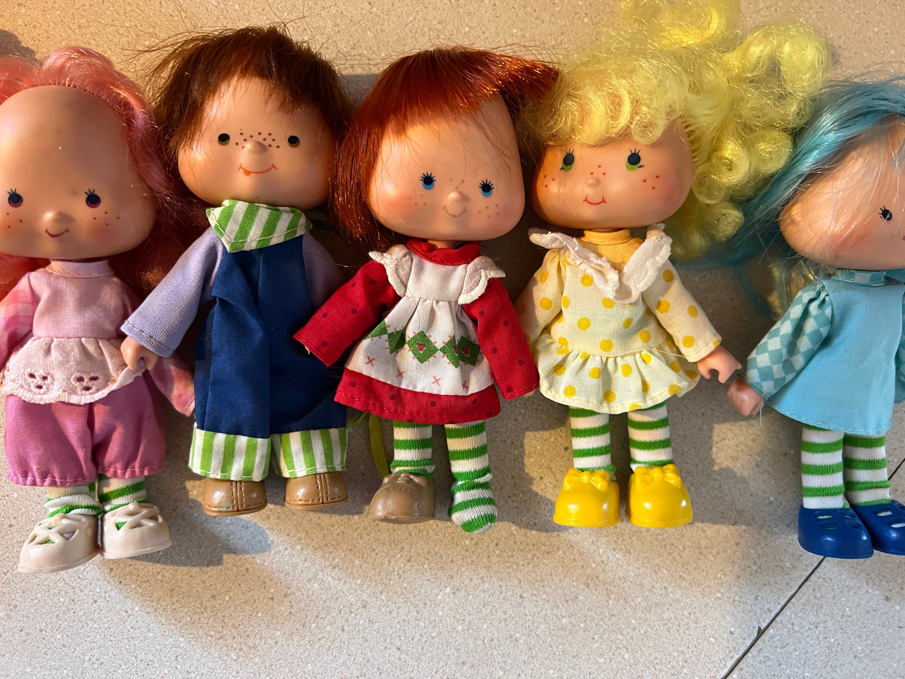 Vintage Strawberry Shortcake and Friends With 3 Travel Cases