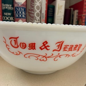 Vintage Tom & Jerry Punch Bowl