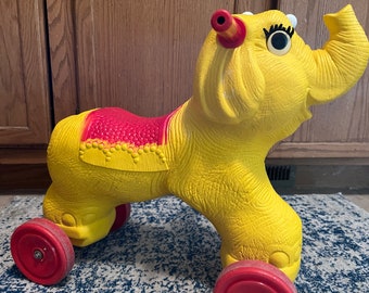 Vintage Empire Circus Elephant Ride-On Toy