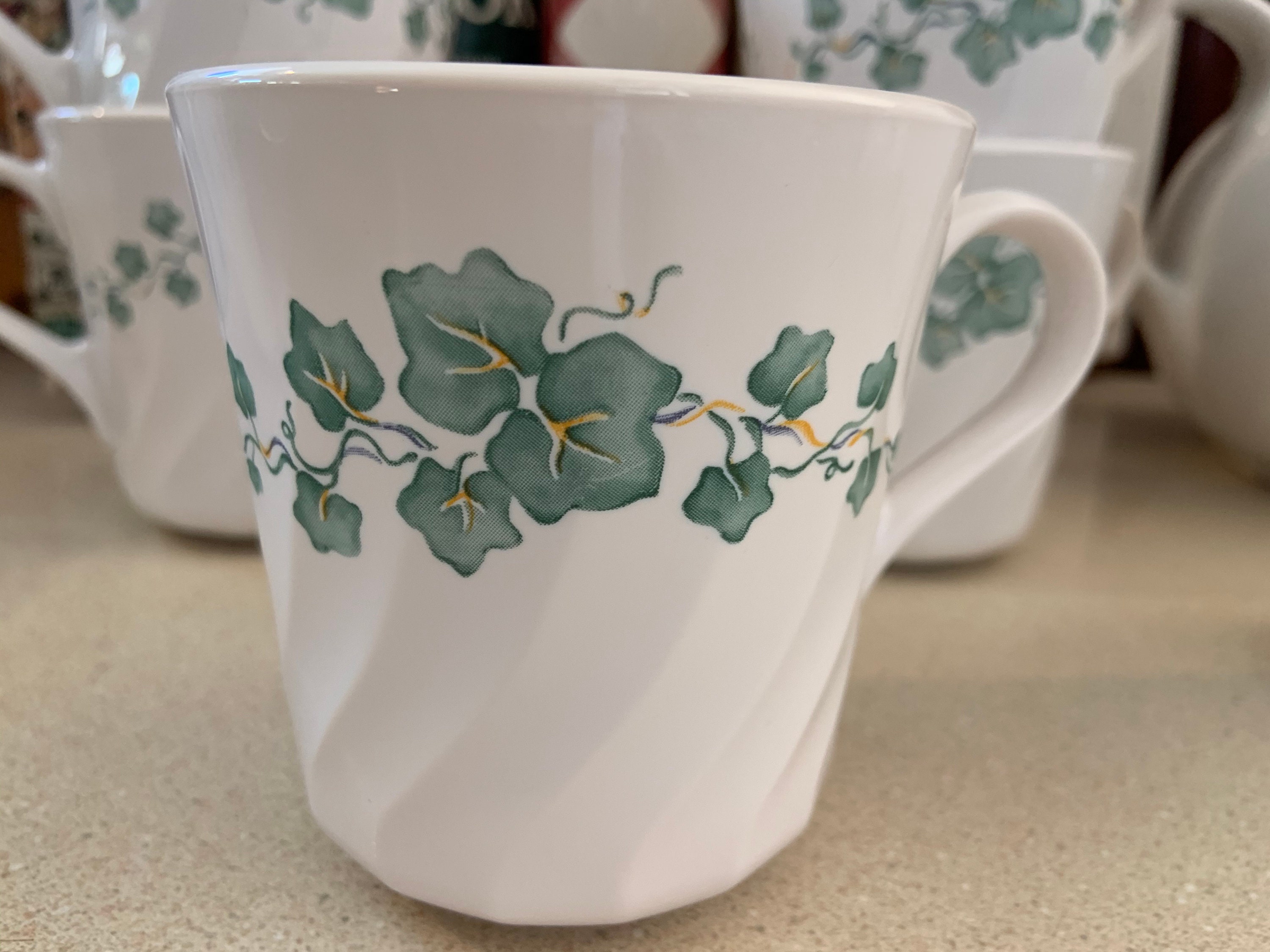 Vintage Corelle Stoneware Callaway Ivy Pattern Teapot Etsy