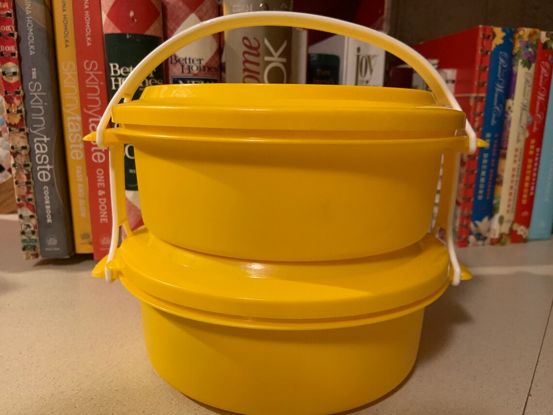 Vintage Super Seal Containers With Plastic Carrier Etsy