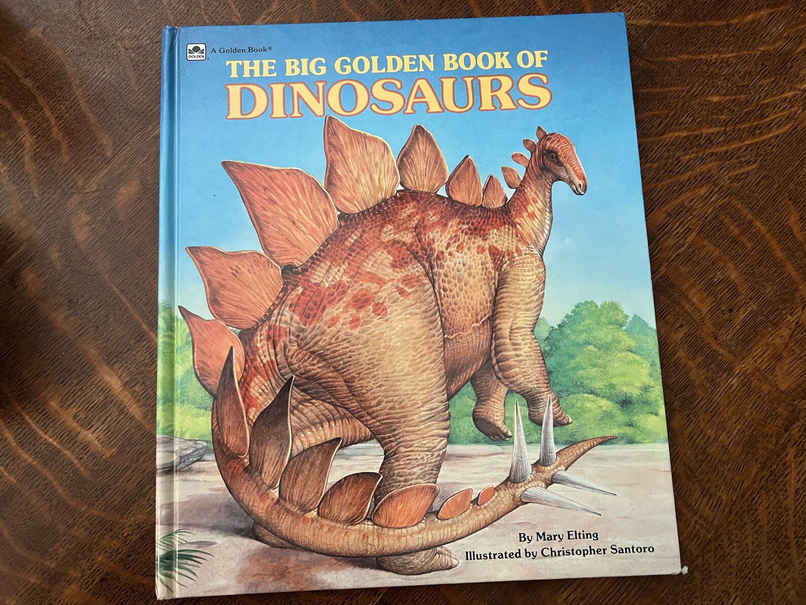 Vintage the Big Golden Book of Dinosaurs Over Sized Book Etsy