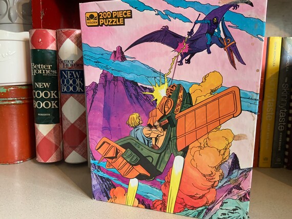 Vintage Golden 200 Piece Puzzle Master of The Universe HE-MAN