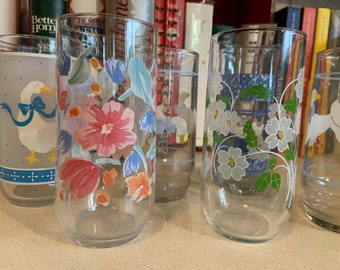 Vintage Anchor Hocking & Libbey Glasses, set of 6