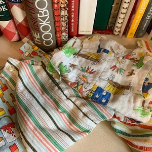 Vintage Toddler Seersucker Rompers