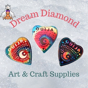 Rainbow,Ouija,cover minder,needle minder,planchette,mystery,magic,future,Divination,gothic,diamond painting,embroidery,cross stitch,craft