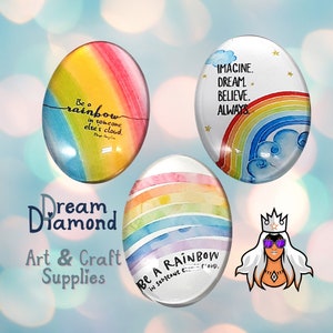 Rainbow,cover minder,needle minder, craft supplies,diamond painting, cross stitch,embroidery,Imagine,dream,Believe,LGBTQ,cloud,magnet,sewing