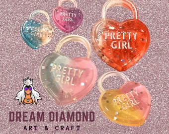 CLEARANCE, Pretty girl, cover minder, needle minder, diamond painting, embroidery, cross stitch, sewing, heart, magnet, Valentine, lock