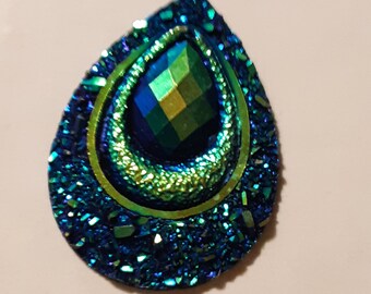 CLEARANCE Blue tear drop