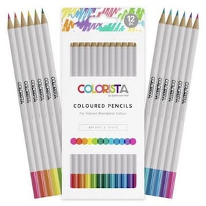 Bright & Vivid, Spectrum Noir, Colorista, Kredka kolorowa 12/opak., Akwarela, Ołówki, Długopisy, Farba, Ilustracja, mieszalna, tęcza, paleta