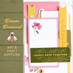 CLEARANCE, PinkFresh, Journaling, paper crafts, scrapbooking, card making, mixed media, pockets, junk journals, Ephemera, planners, Die-cuts