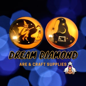 Night Flight, needle minder, cover minder, magnet,witch,moon,magic, halloween,craft supplies,orange,half moon, diamond painting, crossstitch