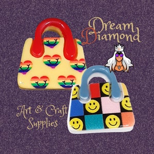 It&#39;s in the bag,purse,fashion,cover minder,needle minder,LGBTQ,happy face,rainbow,heart,diamond painting,embroidery,cross stitch,craft suppl