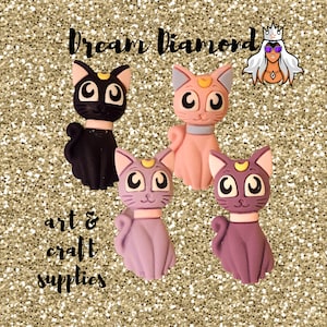 Feline Goddess, cover minder,needle minder,cat,kitten,moon, pet,animal,craft supplies,Diamond painting, embroidery,cross stitch,mystic,wicca