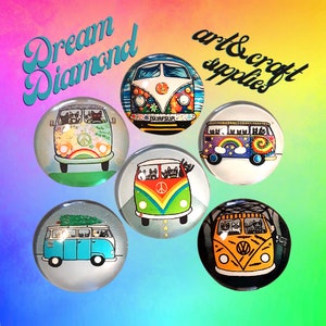 Love,van,VW,cover minder,needle minder,diamond painting, embroidery,cross stitch,craft supplies,classic,vintage,60s,70s,magnets,rainbow,cats