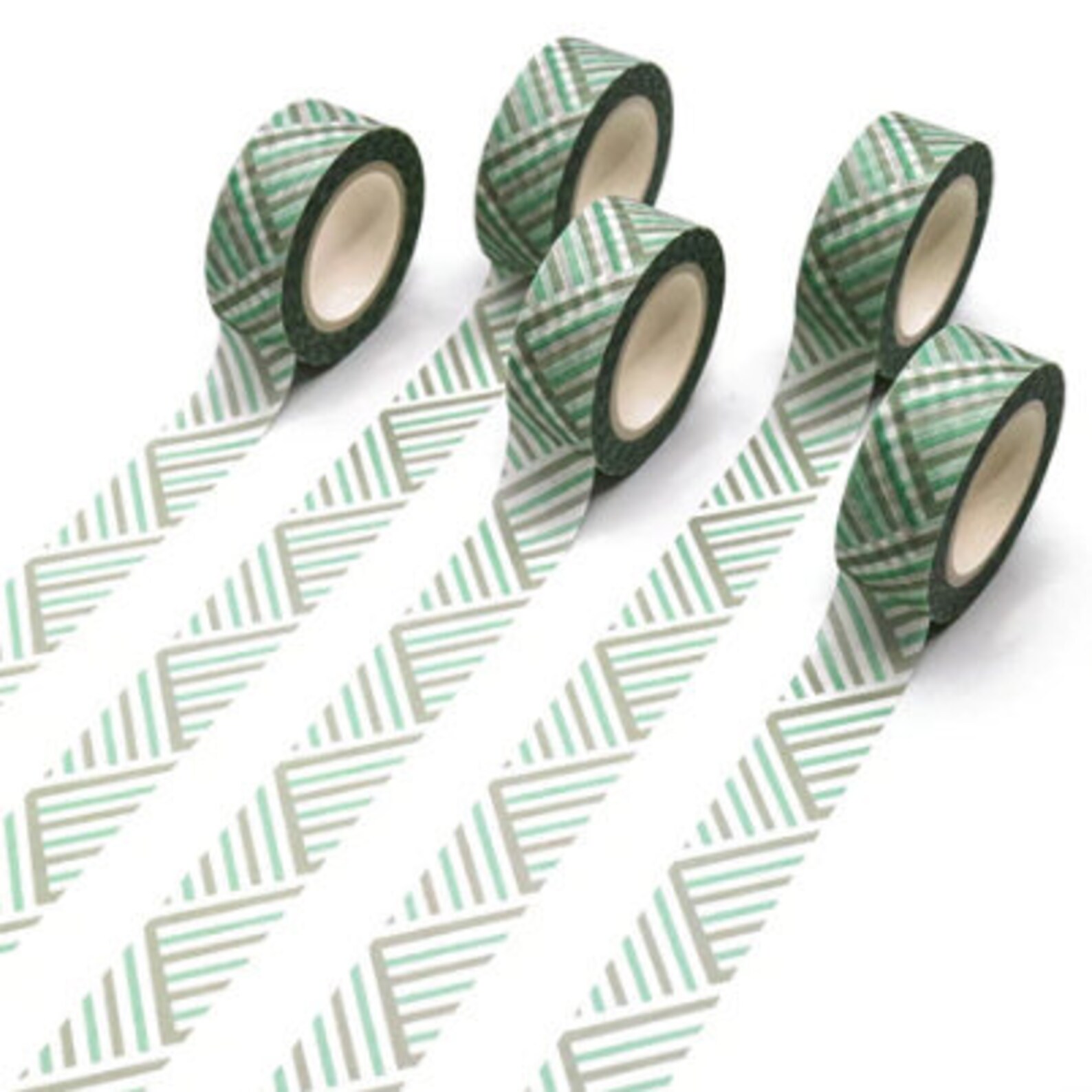 Mint strips washi tape Etsy