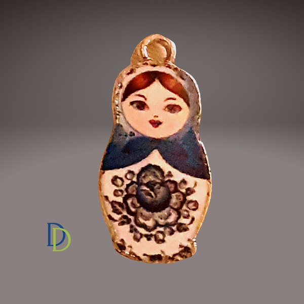 Matryoshka, poupées, gardien de couverture, gardien d’aiguille, fournitures d’artisanat, peinture au diamant, broderie, russe, arts et artisanat, bleu, aimant de cuisine,