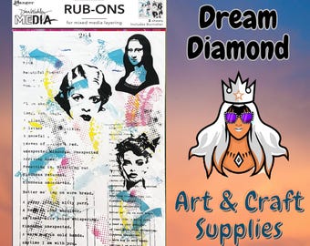 On Their Mind, Dina Wakley, Rub-ons