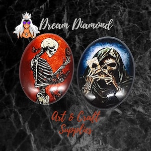 Grim Reaper,cover minder, needle minder,death,skull,skeleton, tarot,ace,card,craft supplies,diamond painting, cross stitch,embroidery,sewing