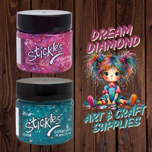 Stickles Glitter Gels, di Ranger, lavori di carta, tecniche miste, spalmabili, stencil, brillantini, creazione di biglietti, lavori per bambini, decorazioni per feste, arte alterata