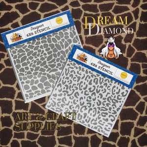CLEARANCE, Carta Bella, Stencil, papercraft,cardmaking, mixed media,background, animal,scrapbook, craft supplies, arts, inks, mists, paints
