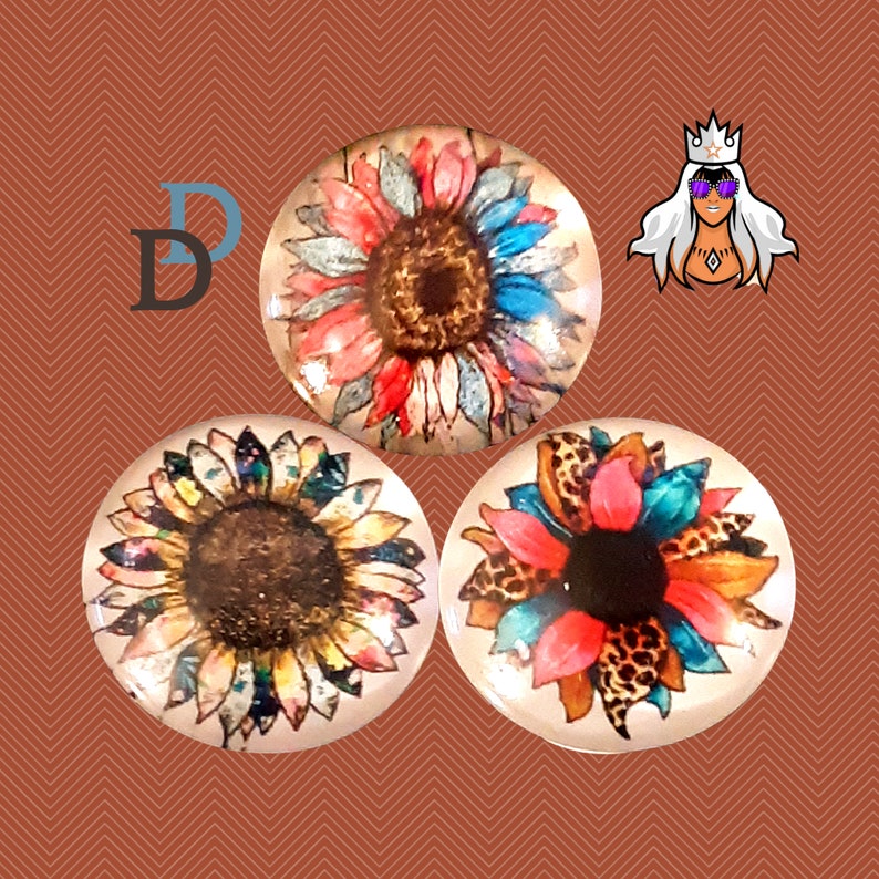 Sunflowers,cover minder, needle minder,flower,summer, patchwork, diamond painting, embroidery,craft supplies,cross stitch, sewing,quilt,bird image 1