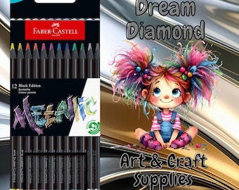 Faber-Castell, Black Edition Color Pencils 12/Pkg