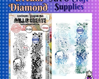 Bee Geometry, AALL And Create, A7 Photopolymer Clear Stamp Set