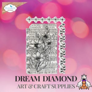 Winterblumen, Clear Stamps, Stanzen, Musik, Papier, Kartengestaltung, Mixed Media, Journals, Inks, Marker, Embossing Pulver