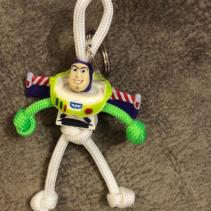 The original Buzz lightyear paracord buddy keychain keyring Made to order.