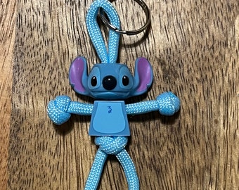 The original Stitch paracord buddy keychain keyring Made to order.