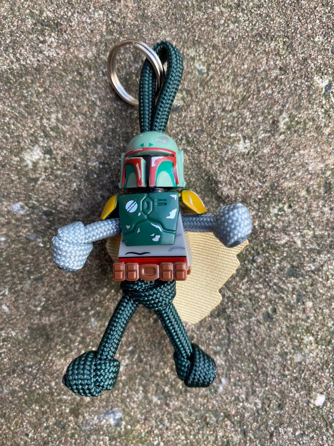The Original Boba Fett Paracord Buddy Keychain Keyring Made to Order. Etsy Israel