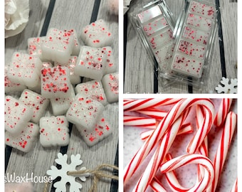 CANDY CANE Wax Melts // CHRISTMAS Wax Melts // Snap Bars