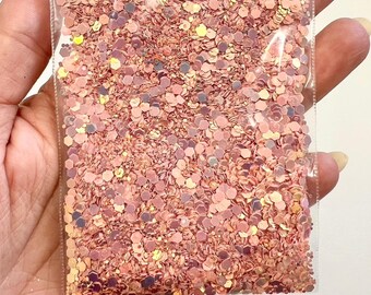 Mezcla de purpurina gruesa rosa, purpurina de energía cósmica, mezcla de purpurina para rostro, cuerpo, cabello, uñas, purpurina para resina de vaso, proveedor de purpurina para manualidades.