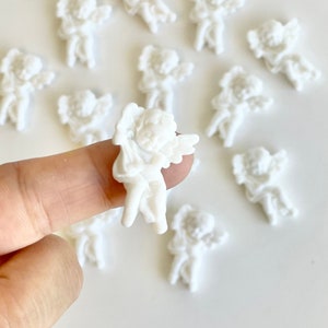 10 pcs Resin Angel, Home Decor, Vintage Angel, Kawaii Miniature, Minature Cherubs, Cherubs, Angel Decor, Cherubs Moldings, Plastic Angel