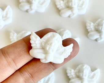 10 pcs Resin Angel, Home Decor, Vintage Angel, Kawaii Miniature, Minature Cherubs, Cherubs, Angel Decor, Cherubs Moldings, Plastic Angel