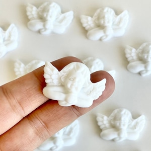 10 pcs Resin Angel, Home Decor, Vintage Angel, Kawaii Miniature, Minature Cherubs, Cherubs, Angel Decor, Cherubs Moldings, Plastic Angel