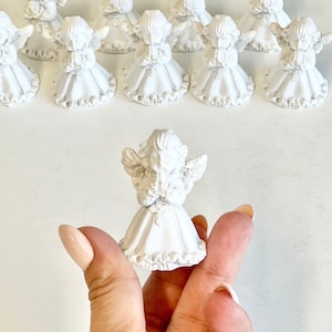 2 Pcs Praying Angel Figurine, Baby Angel Figurine, Religious and Spirituality, Miniature Angel Statues, Angel figurine project, Home Decor
