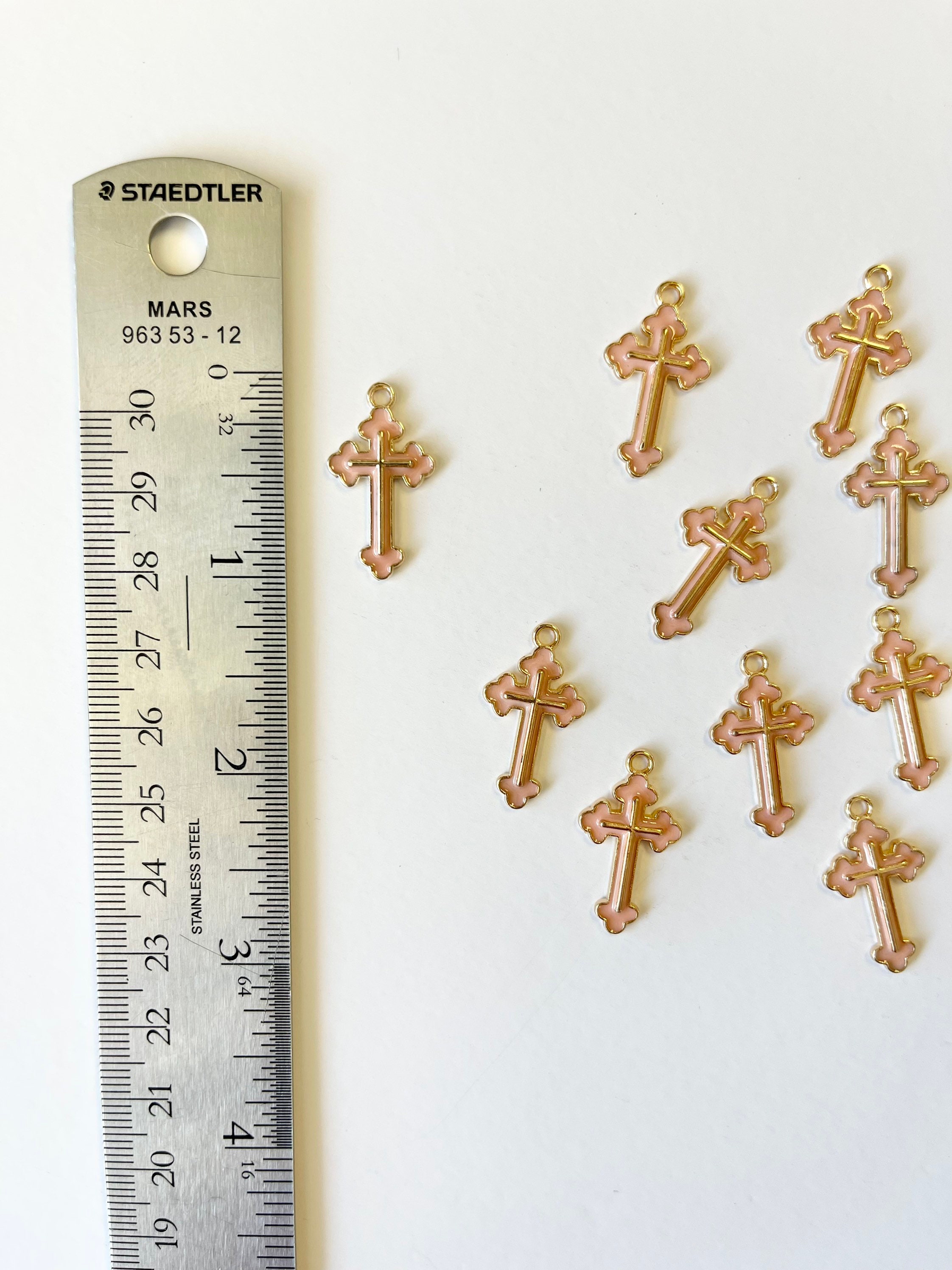 10 Pcs Mini Cross, Tiny Cross, Cross Charms, Mini Cross Charm, Mini ...