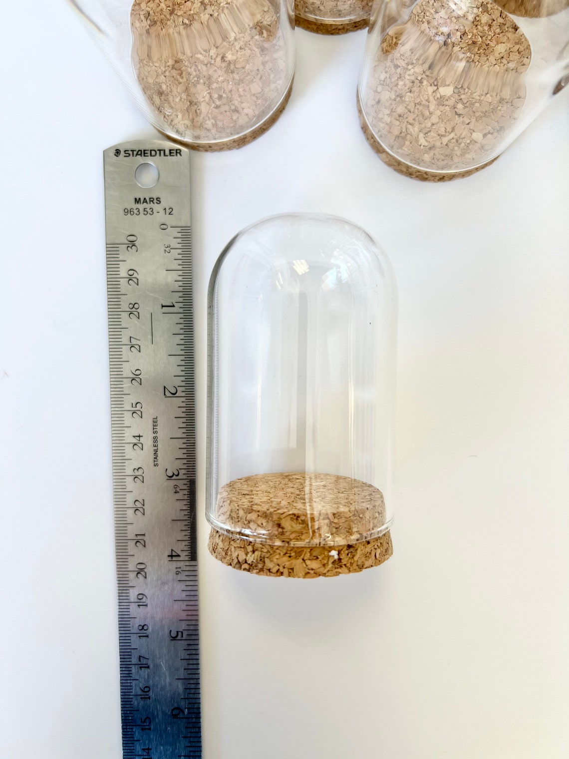 Big Dome Glass Jar 80x50mm Dome Jar Cloche Dome Cork Etsy