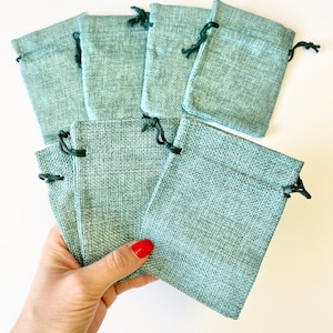 12pcs Burlap Bags, Favors Bag, Gift Bags, Burlap Bags with Drawstring Gift Bags, Jewelry Pouches, Rustic Wedding Jute Bag, Wedding Favor Bag