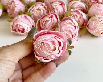 10 pcs Artificial Flowers, Flowers, Blush flowers, Silk flowers, Wedding flowers, Supplies, Fake flowers, Home decoration, Christmas, Party