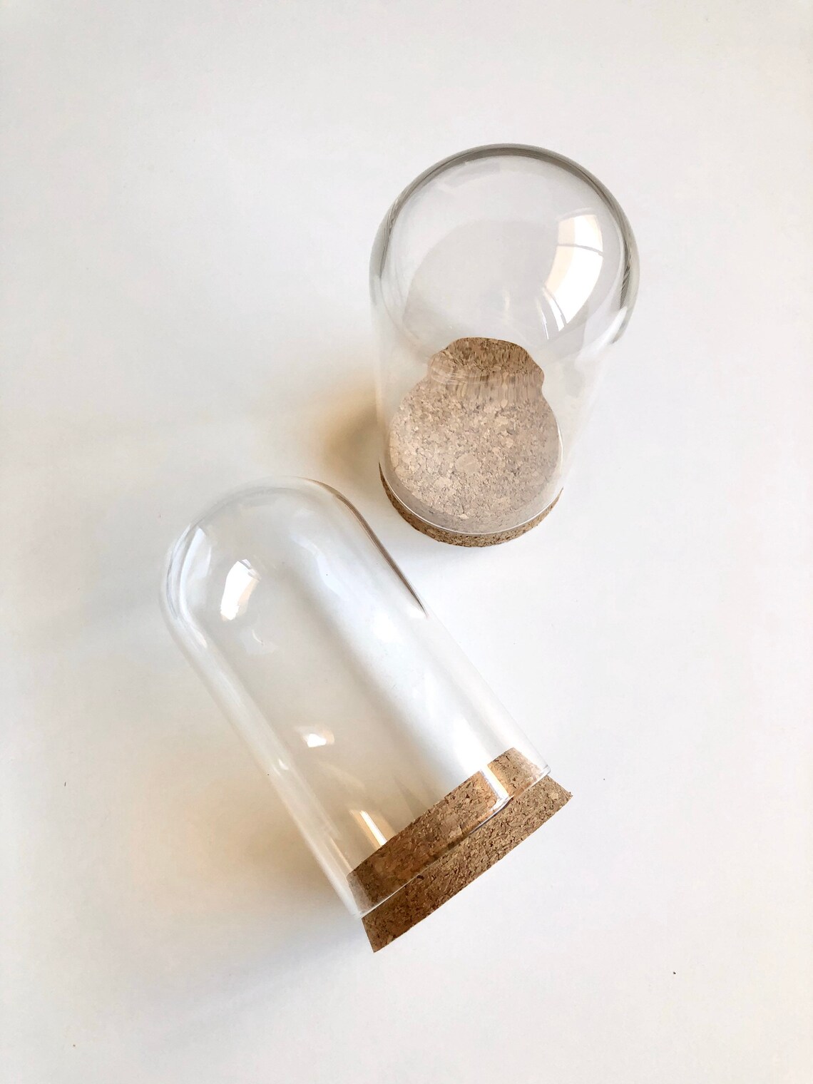 Big Dome Glass Jar 120x68mm Dome Jar Cloche Dome Cork Etsy