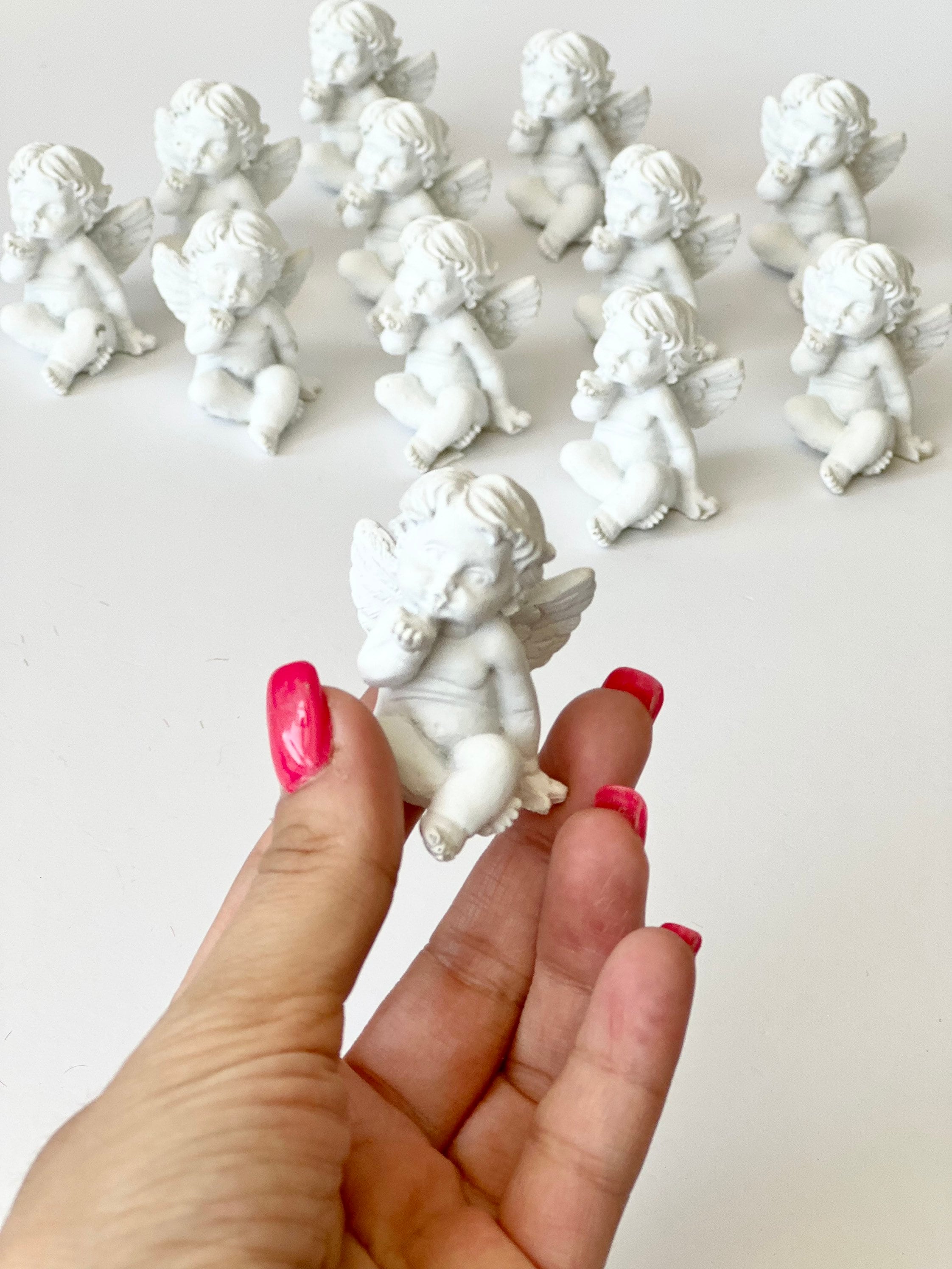 2pcs Miniature Angel Figurine Baby Angel Figurine Religious Etsy