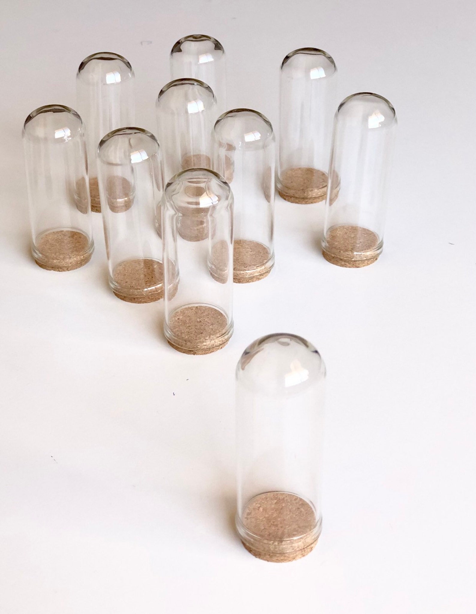 10pcs Mini Dome Glass Jar 70x28mm Dome Jar Cloche Dome Etsy