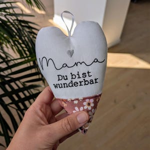 Decorative heart Mother&#39;s Day, Mom you are wonderful, Mother&#39;s Day gift, decoration fabric heart