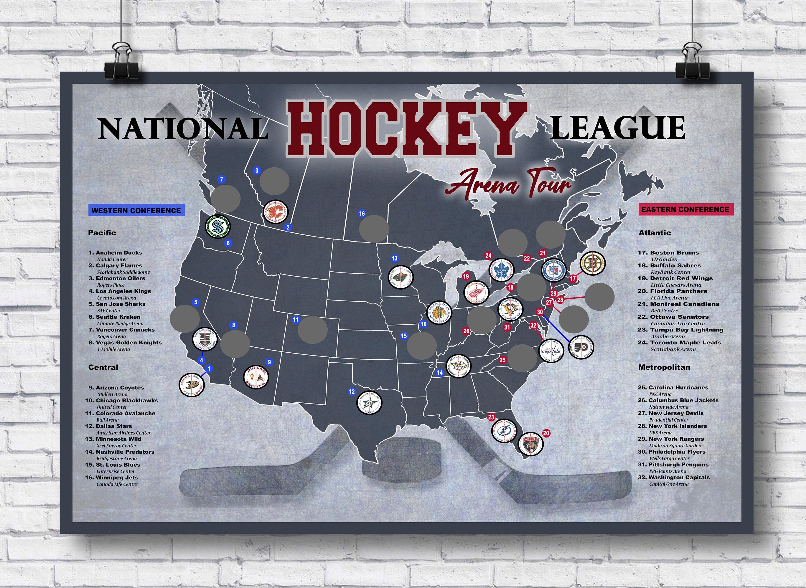 NHL Seattle Kraken - Drip Skate 20 Wall Poster : : Sports &  Outdoors