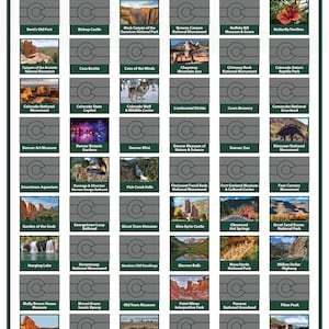 Colorado Bucket List Colorado Scratch Off Poster Colorado Housewarming Gift Colorado Travel Map Denver Colorado Springs Colorado Art image 5