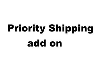 Priority shipping add on after purchase