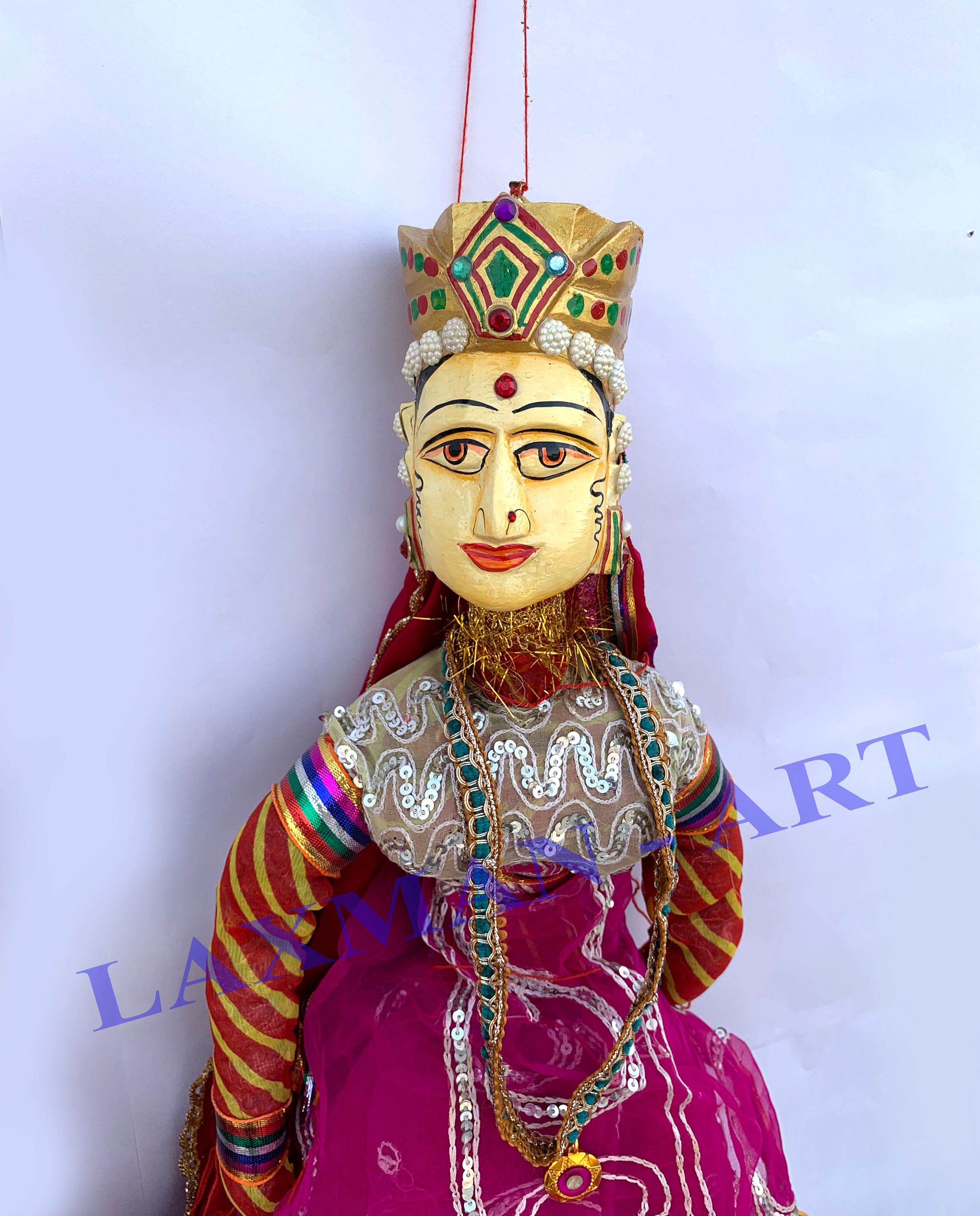 Rajasthani Puppet Kathputli Traditional Handmade Puppet Etsy UK